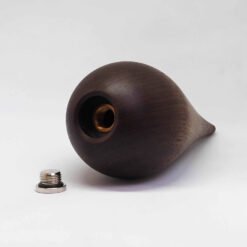Keith Jaques Handmade Teardrop Wooden Cremation Keepsake Urn Studios Walnut UK