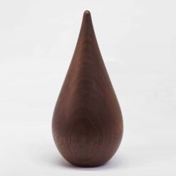 wooden urns Keith Jaques Handmade Wooden Small Walnut Teardrop Urn - Artistic Keepsake Urn Studios