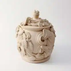 Jo Taylor Ceramic Cremation Urn Sea Shells Sandstone