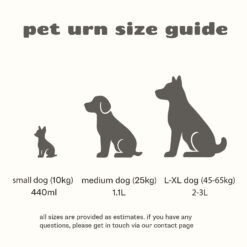 Cremation Urn Sizing Pets Dogs Dog