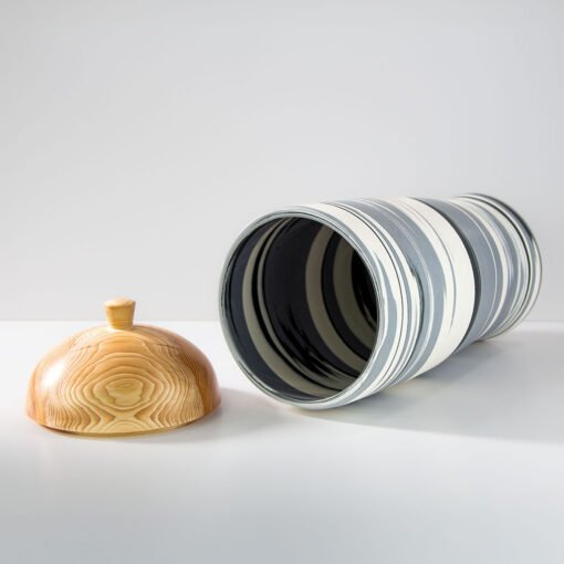 Large Agateware Urn - Image 4
