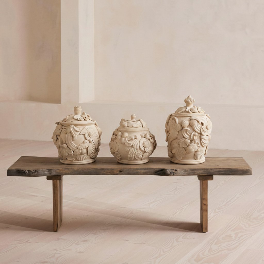 Artistic Ceramic Cremation Urns Handmade UK Jo Taylor Urn Studios