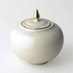Celadon Cremation Urn for Ashes USA Michelle When Urn Studios Handmade Artistic Urns