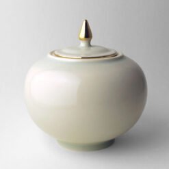 Celadon Cremation Urn for Ashes USA Michelle When Urn Studios Handmade Artistic Urns