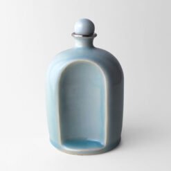 Small Blue Altar Cremation Urn for Ashes USA Michelle When Urn Studios Funeral Urns