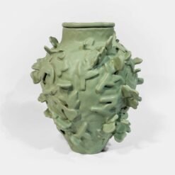 US Cremation Urns Abbey Peters Fences Ceramic Cremation Urn Sculptural Urns for Ashes Handmade Artistic Urn Studios