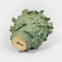 Fences • Leaves Relief Urn for Ashes Abbey Peters Fences Ceramic Cremation Urn Sculptural Urns for Ashes Handmade Artistic Urn Studios
