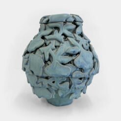 US Cremation Urns Abbey Peters Skirt Ceramic Cremation Urn Sculptural Urns for Ashes Handmade Artistic Urn Studios