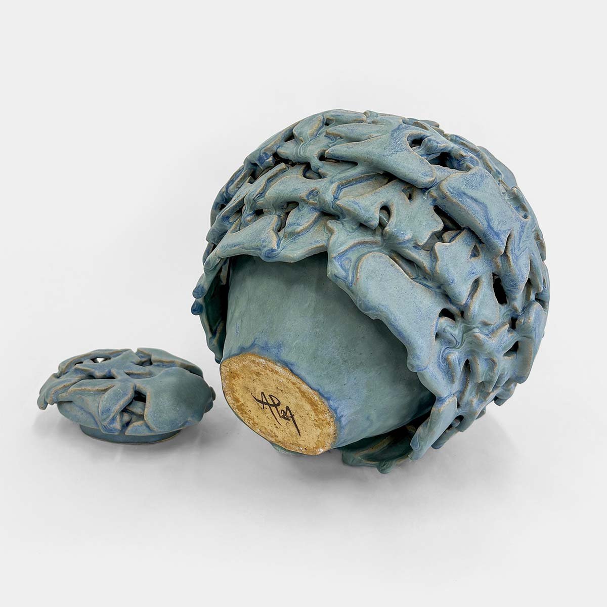 Skirt • Ceramic Sculptural Urn for Ashes Abbey Peters Skirt Ceramic Cremation Urn Sculptural Urns for Ashes Handmade Artistic Urn Studios