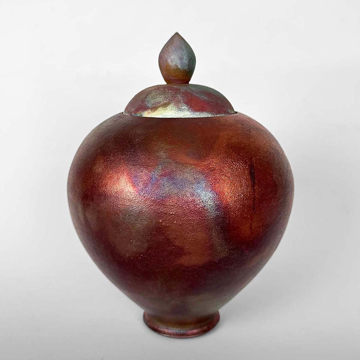 Infinite Galaxy I • Raku Cremation Urn for Ashes Galaxy Clay Cremation Funerary Urn for Ashes Ceramic USA Urn Studios