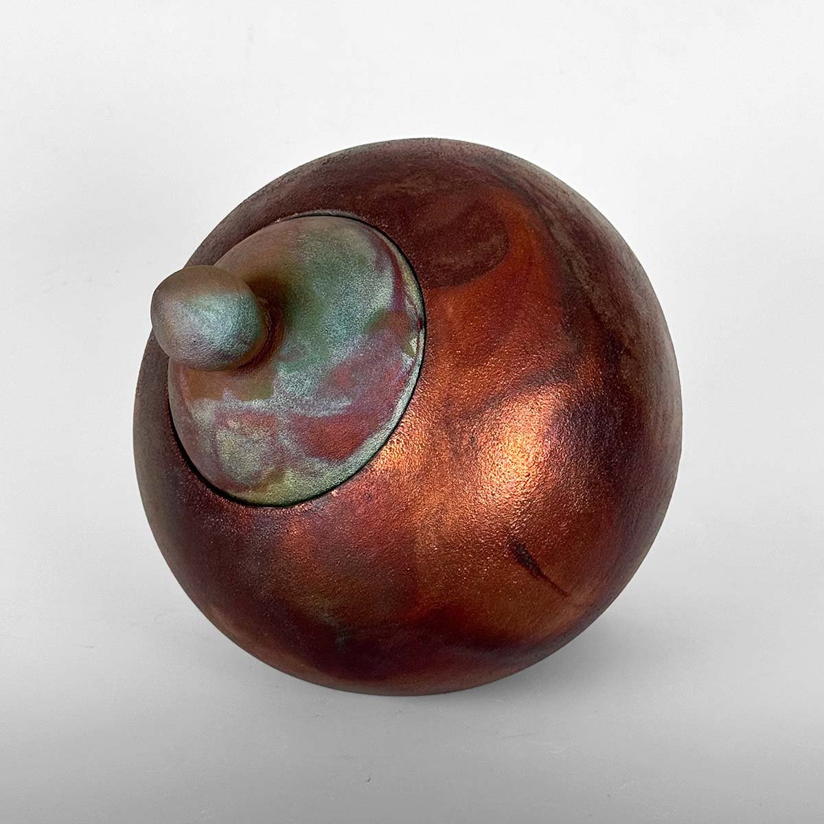 Infinite Galaxy I • Raku Cremation Urn for Ashes Galaxy Clay Cremation Funerary Urn for Ashes Ceramic USA Urn Studios