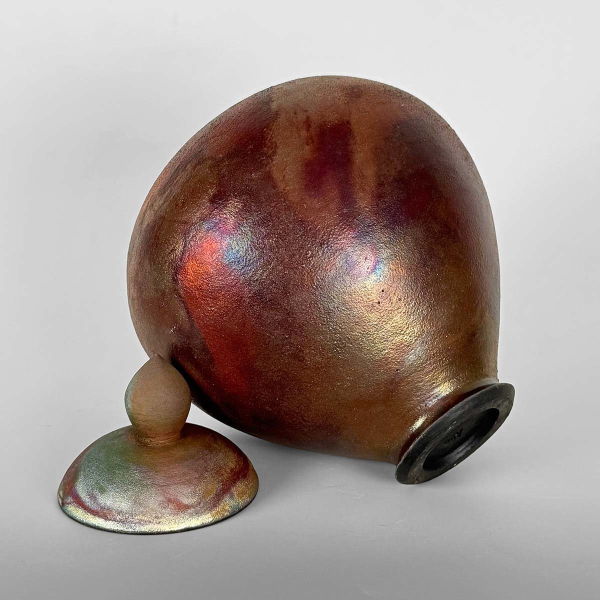Infinite Galaxy I • Raku Cremation Urn for Ashes Galaxy Clay Cremation Funerary Urn for Ashes Ceramic USA Urn Studios