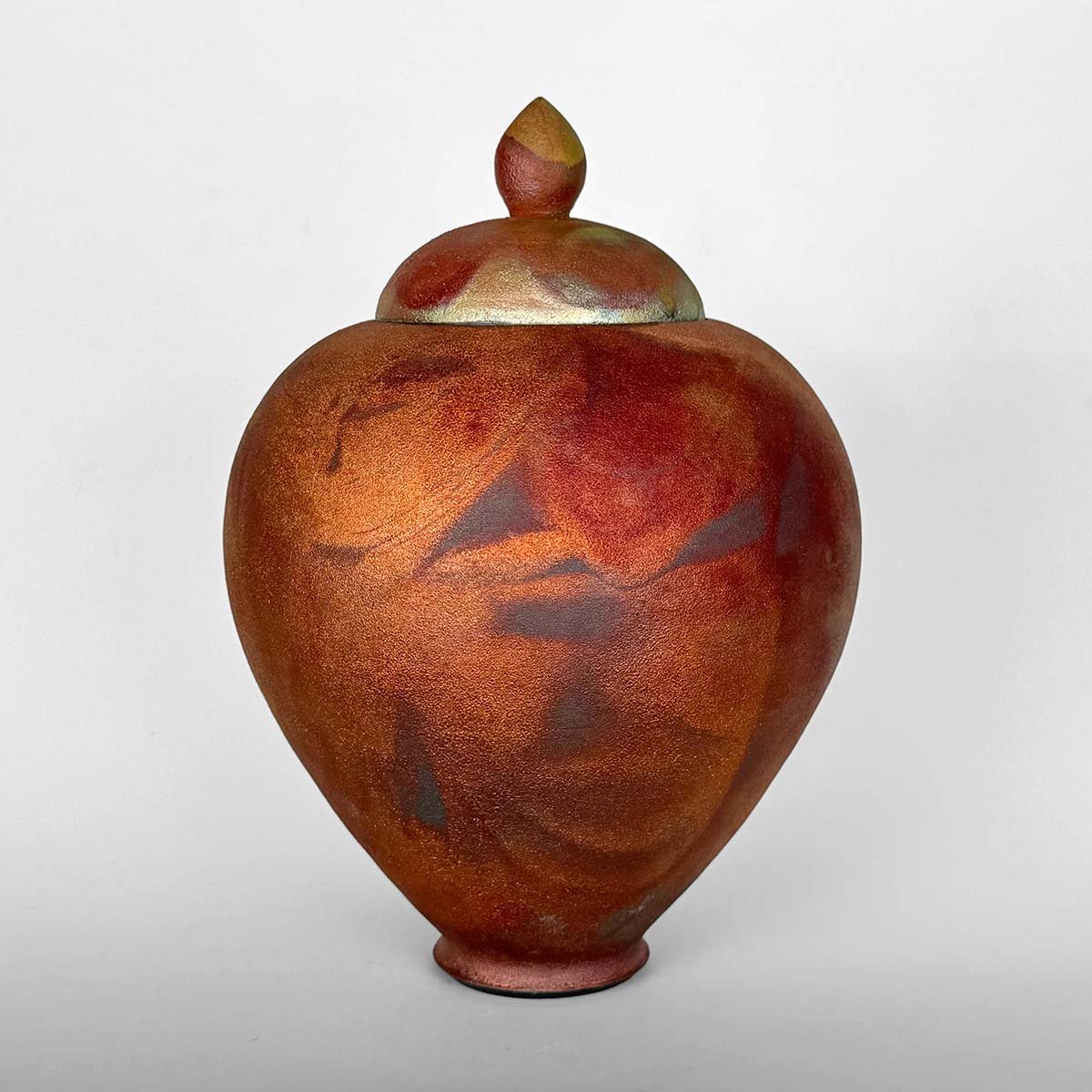 Infinite Galaxy II • Raku Urn for Ashes Galaxy Clay Cremation Funerary Urn for Ashes Ceramic US Urn Studios