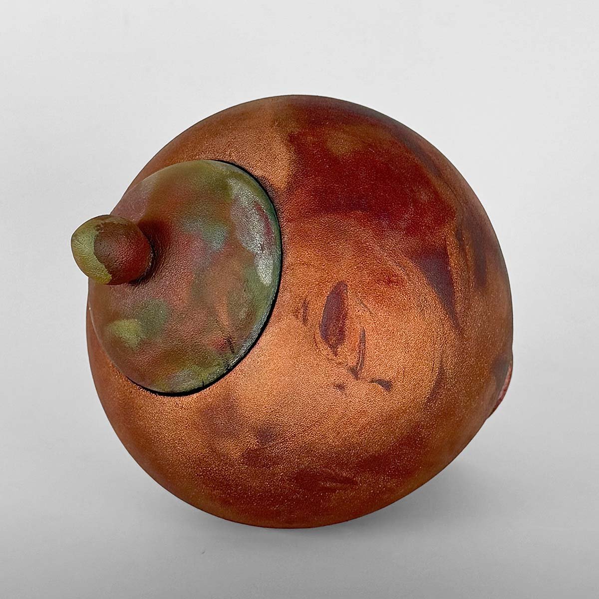 Infinite Galaxy II • Raku Urn for Ashes Galaxy Clay Cremation Funerary Urn for Ashes Ceramic US Urn Studios
