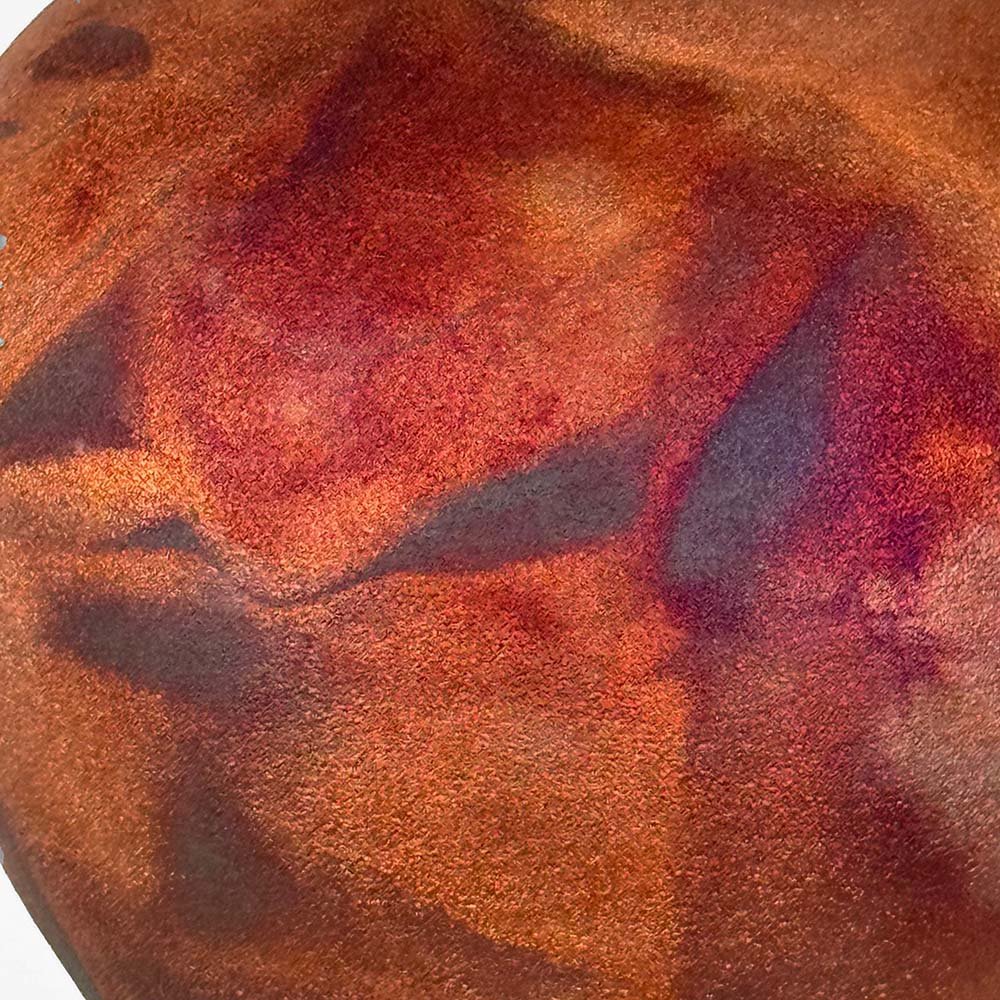 Infinite Galaxy II • Raku Urn for Ashes Galaxy Clay Cremation Funerary Urn for Ashes Ceramic US Urn Studios