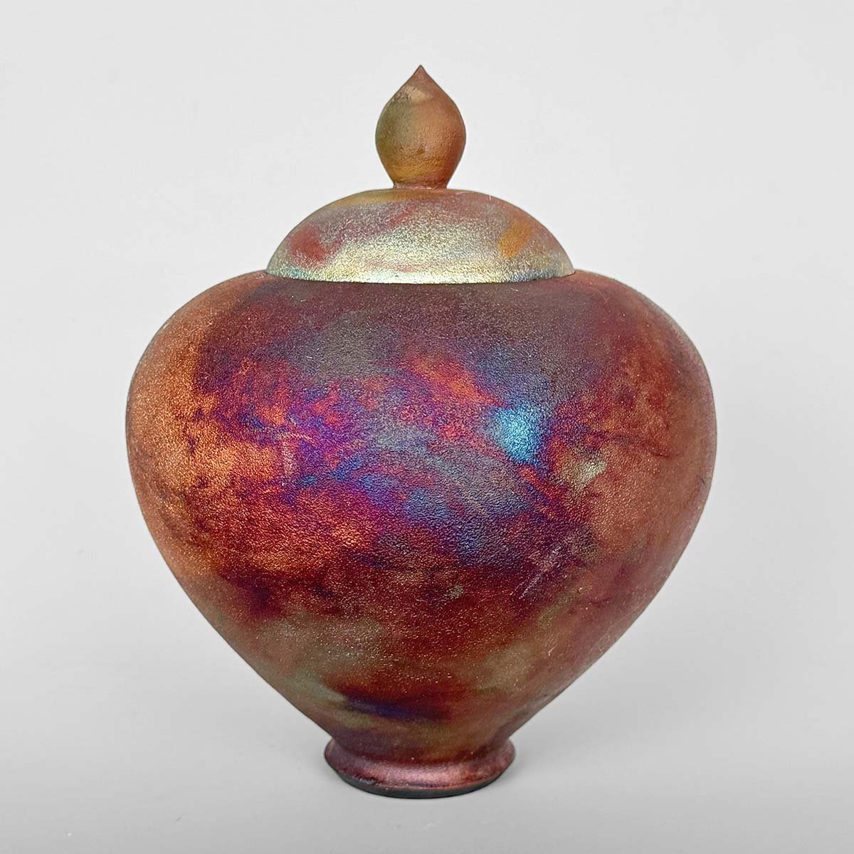 Infinite Galaxy III • Moon Jar Cremation Urn Galaxy Clay Cremation Funerary Urn for Ashes Ceramic US Urn Studios Handmade Memorial