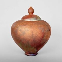 Galaxy Clay Cremation Funerary Urn for Ashes Ceramic US Urn Studios Handmade Memorial