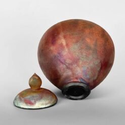 Infinite Galaxy III • Moon Jar Cremation Urn Galaxy Clay Cremation Funerary Urn for Ashes Ceramic US Urn Studios Handmade Memorial