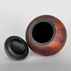 Infinite Galaxy IV • Moon Jar Urn for Ashes Galaxy Clay Cremation Funerary Urn for Ashes Ceramic US Urn Studios Artistic Handmade Memorial
