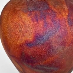 Infinite Galaxy IV • Moon Jar Urn for Ashes Galaxy Clay Cremation Funerary Urn for Ashes Ceramic US Urn Studios Artistic Handmade Memorial