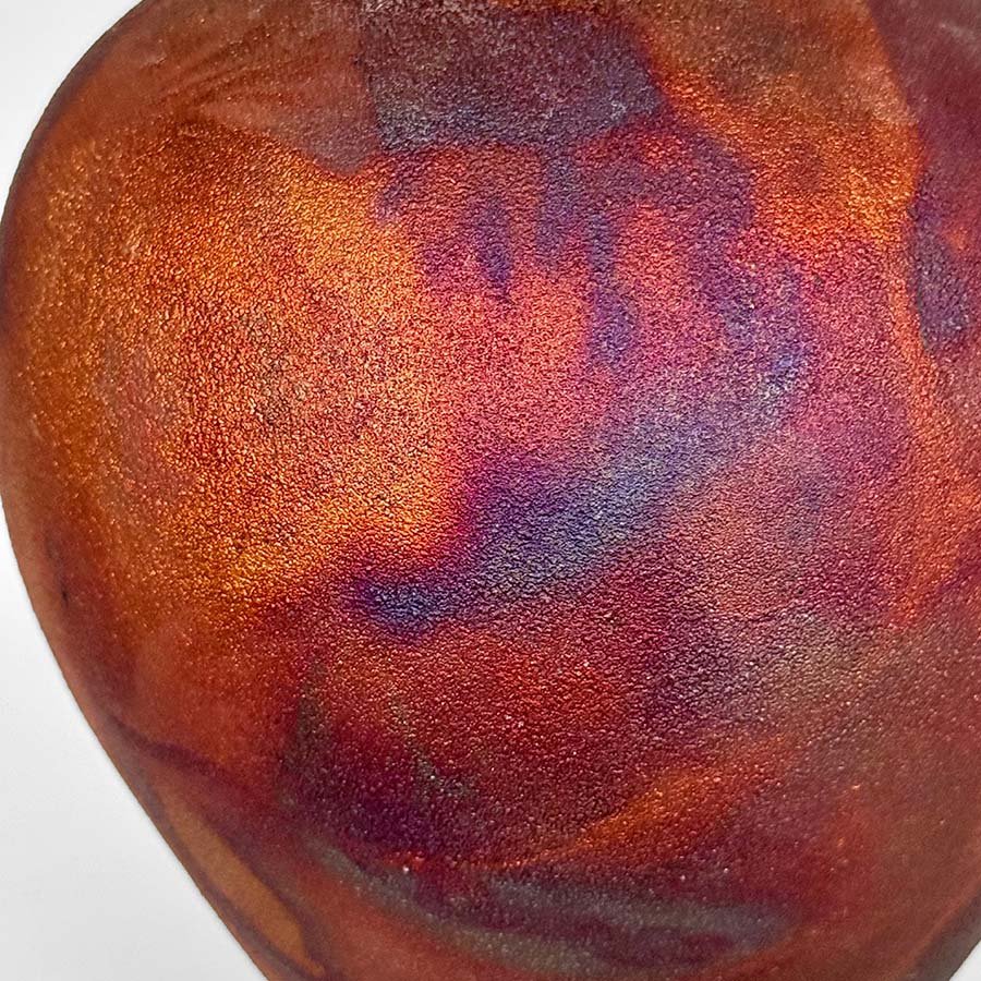 Infinite Galaxy IV • Moon Jar Urn for Ashes Galaxy Clay Cremation Funerary Urn for Ashes Ceramic US Urn Studios Artistic Handmade Memorial