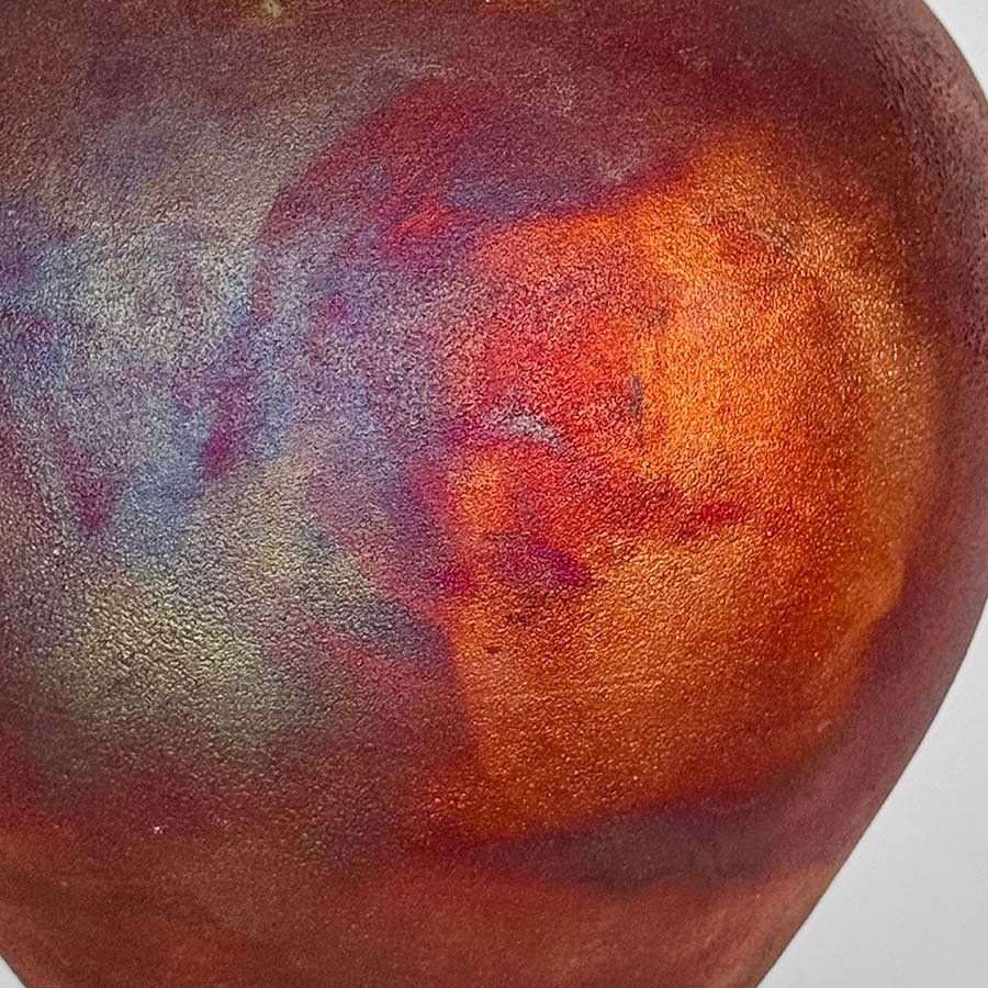 Infinite Galaxy IV • Moon Jar Urn for Ashes Galaxy Clay Cremation Funerary Urn for Ashes Ceramic US Urn Studios Artistic Handmade Memorial