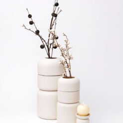 Small Keepsake Urn KunoKaiku Cremation Urns Set Artistic Minimalist Ceramic Urn Studios USA