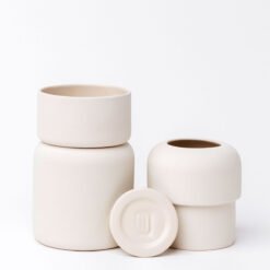 Medium Cremation Urn for Ashes KunoKaiku Medium Cremation Urns Artistic Minimalist Ceramic Urn Studios USA
