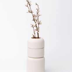 KunoKaiku Medium Cremation Urns Plant Artistic Minimalist Ceramic Urn Studios USA