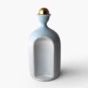 Large Blue Altar Cremation urn for Ashes USA Michelle When Urn Studios Handmade Artistic