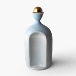 Large Blue Altar Cremation urn for Ashes USA Michelle When Urn Studios Handmade Artistic
