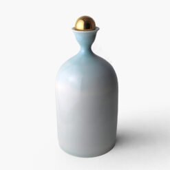 Large Blue Altar Cremation urn for Ashes USA Michelle When Urn Studios Handmade Artistic