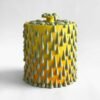Gloopy • Large Sunrise Cremation Urn PK Ceramics Sunset Orange Gloppy Cremation Urn Modern Artistic Handmade Contemporary Funerary Urns Urn Studios