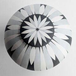 Georgie Gardiner Daisy Cremation Urn Handmade Artistic Urns Black and White Urn Studios