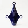 Royal Blue Dune Ceramic Cremation Urn Beginner Ceramics Handmade Artistic Cremation Vessel Large Royal Blue Urn Studios USA