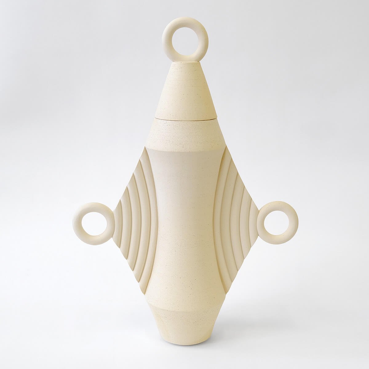 Sand Dune Ceramic Urn for Ashes Beginner Ceramics Handmade Artistic Cremation Vessel Large Sand Urn Studios USA