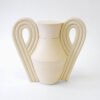 Sand Whirling Ceramic Urn for Ashes Beginner Ceramics Handmade Artistic Cremation Vessel Medium Sand Urn Studios USA