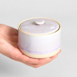 Crystal Lilac Purple Ceramic Cremation Urns Handmade Small Keepsake Urn Studios
