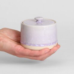 Crystal Lilac Purple Ceramic Cremation Urns Handmade Small Keepsake Urn Studios