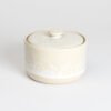 Rachel Acosta Crystal Natural White Beige Ceramic Cremation Urns Handmade Small Keepsake Urn Studios