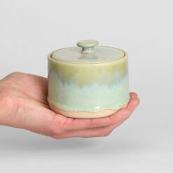 Crystal Seafoam Green Ceramic Cremation Urns Handmade Small Keepsake Urn Studios