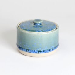Rachel Acosta Crystal Teal Ceramic Cremation Urns Handmade Small Keepsake Urn Studios
