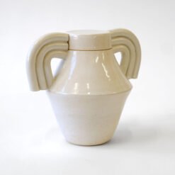 Eggshell Trevor Ceramic Cremation Urn Beginner Ceramics Handmade Artistic Cremation Vessel Small Eggshell Urn Studios USA