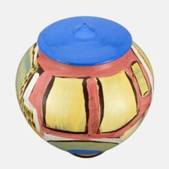 Palette • Cremation Urn for Ashes Róbert Bende Artistic Ceramic Cremation Urn for Ashes Handpainted Palette Colourful Urn Studios UK