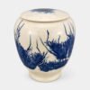 Cobalt Grove • Ceramic Urn for Ashes Robert Bende Cobolt Blue Ink Ceramic Cremation Urn for Ashes UK Urn Studios Artistic Handmade
