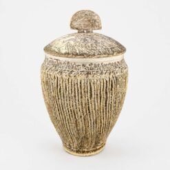Robert Bende Handmade Ceramic Cremation Urn for Ashes Pottery Obvara Organic Urn Studios UK