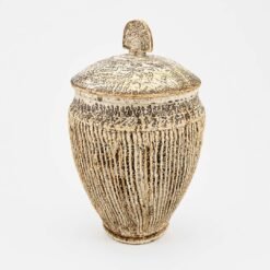 Robert Bende Handmade Ceramic Cremation Urn for Ashes Pottery Obvara Organic Urn Studios UK