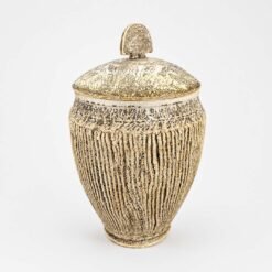 Robert Bende Handmade Ceramic Cremation Urn for Ashes Pottery Obvara Organic Urn Studios UK