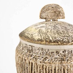 Robert Bende Handmade Ceramic Cremation Urn for Ashes Pottery Obvara Organic Urn Studios UK
