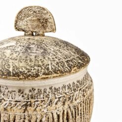 Robert Bende Handmade Ceramic Cremation Urn for Ashes Pottery Obvara Organic Urn Studios UK